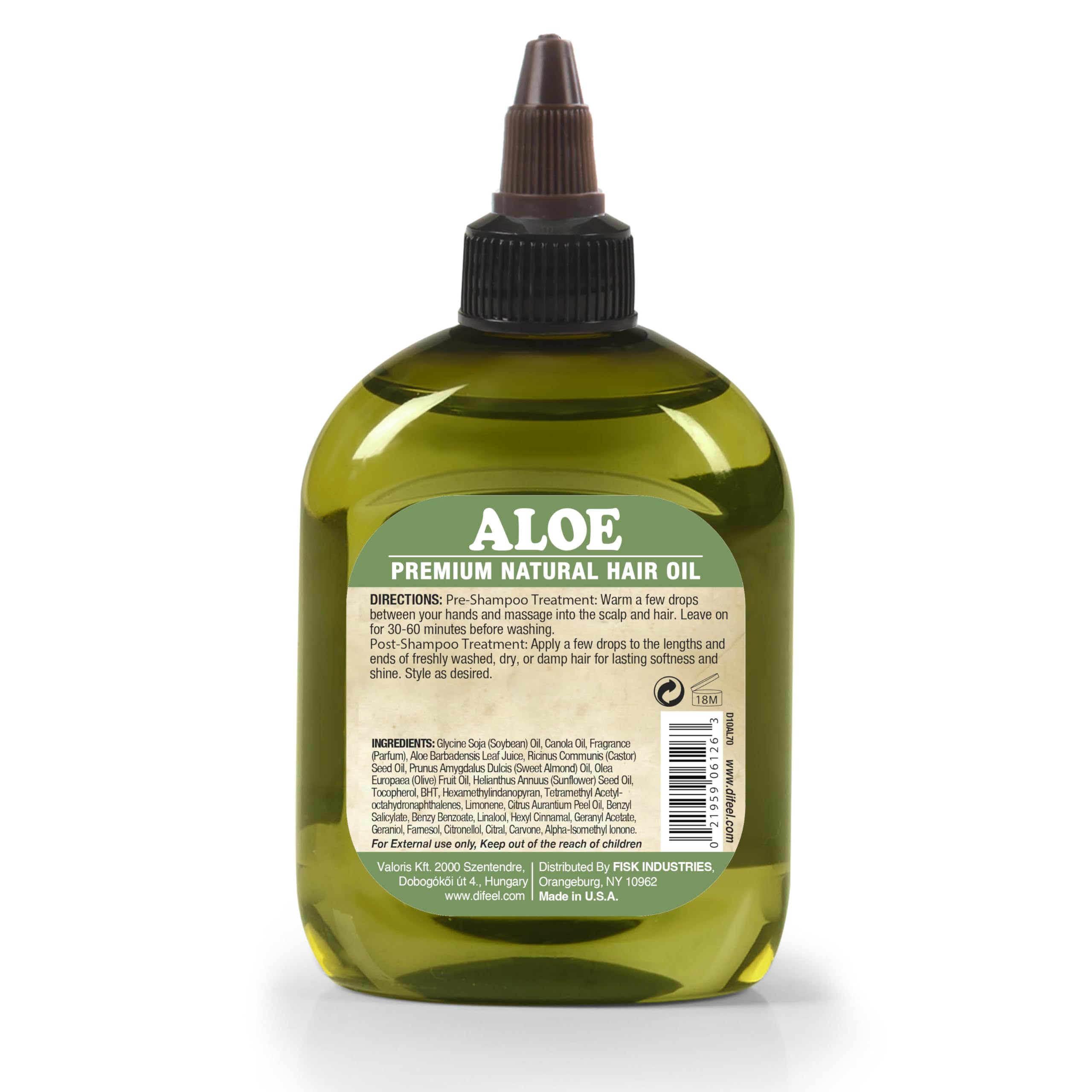 Difeel oil texture close-up highlighting lightweight, non-greasy finish