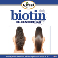 Difeel oil applied to hair ends showing reduced frizz and smoother-looking strands