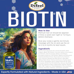 Hand holding Difeel 8 oz bottle to illustrate size and portability benefit