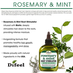 Difeel label close-up highlighting biotin and ingredient benefits