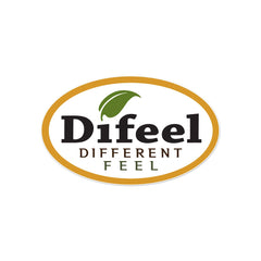 Difeel with castor beans showcasing natural source and traditional extraction benefits
