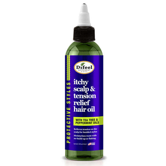 Difeel front label on 8 oz bottle showing product name and benefits