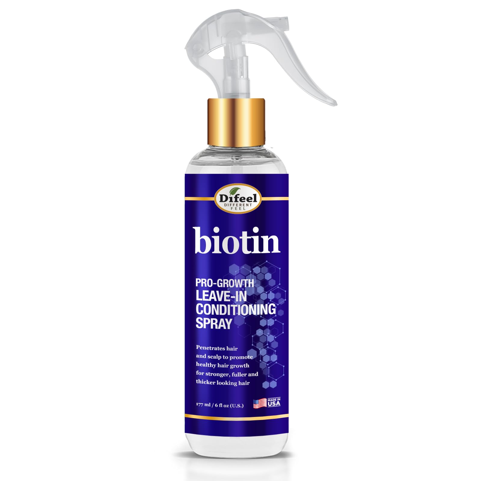 Difeel bottle front packaging showing label and 8 oz size benefit