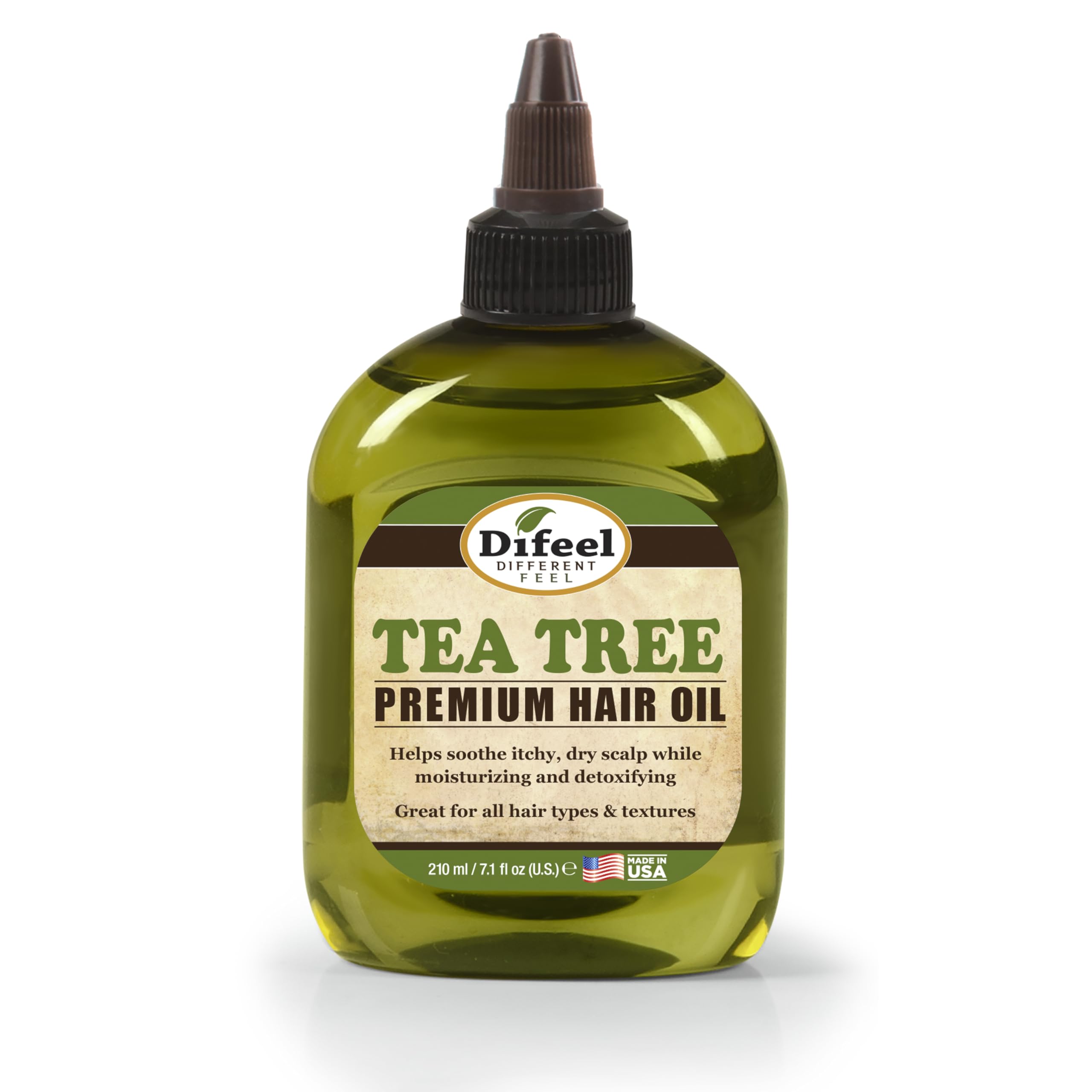 Difeel front packaging bottle showing label and size for clear identification and trust