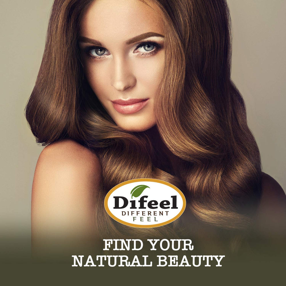 Difeel oil poured into hand demonstrating smooth application benefits