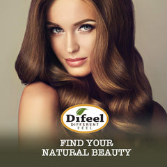 Difeel oil poured into hand demonstrating smooth application benefits