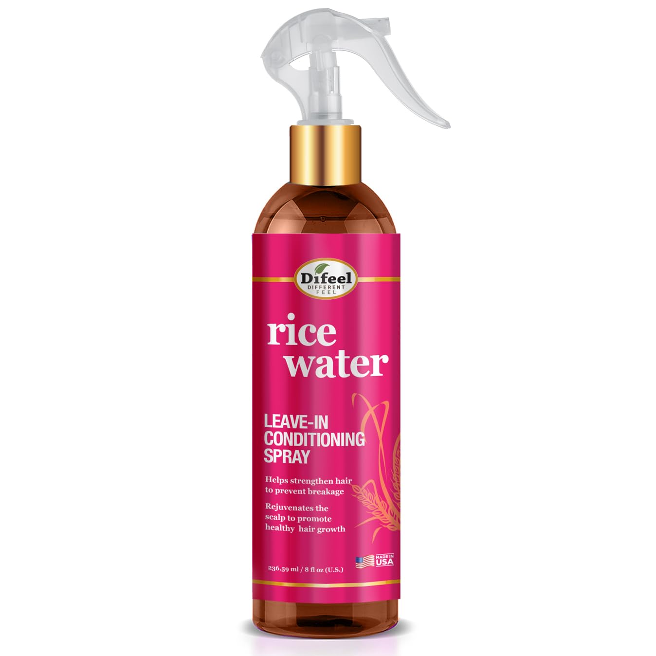 difeel bottle front packaging shows product and easy application benefits