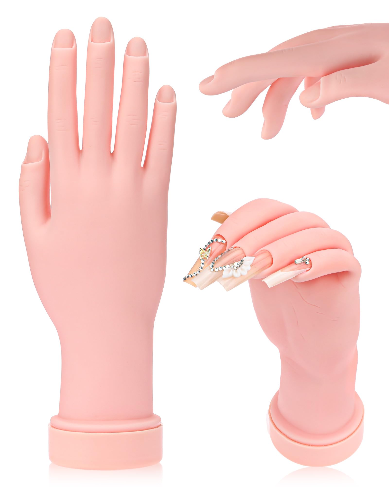 Difenni front view of practice hand showing lifelike hand benefits