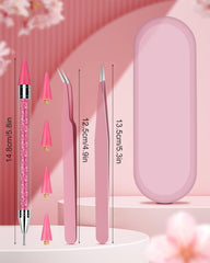 Difenni tools arranged on craft table to speed decorative projects