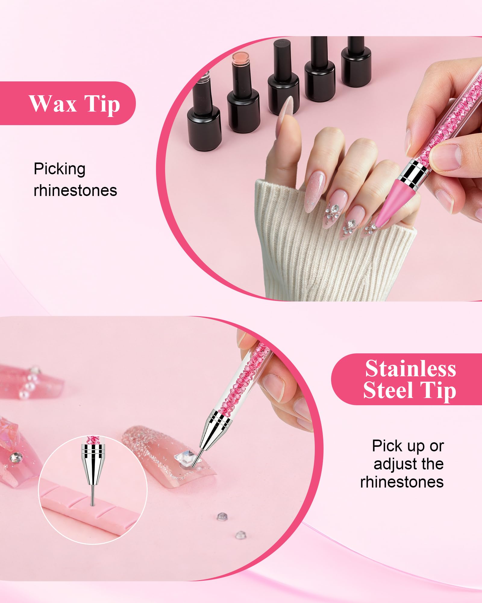Difenni fine tweezer and spare tips arranged for accurate adjustments and repairs