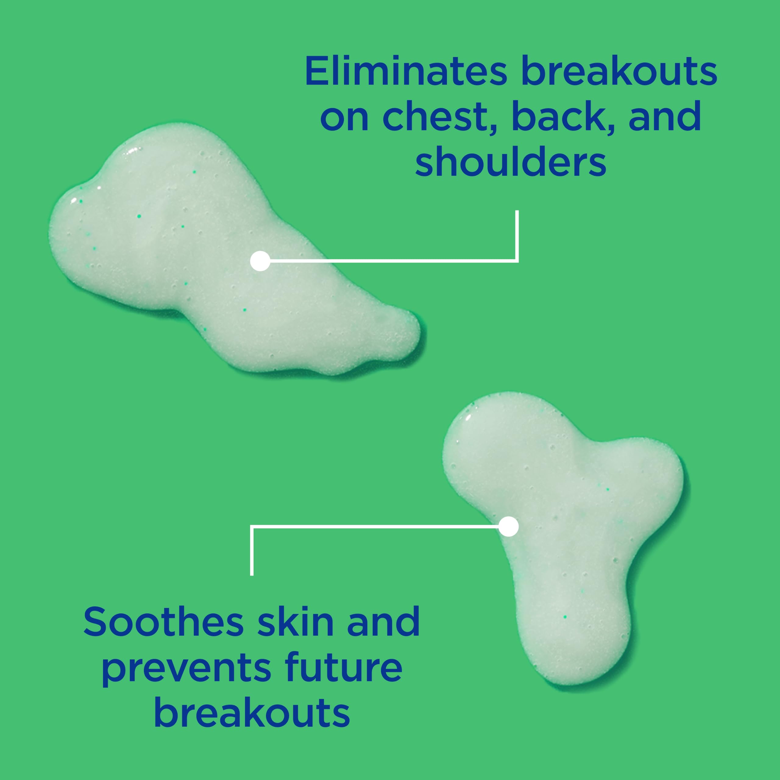 Differin body scrub texture close up showing exfoliating beads for gentle buffing