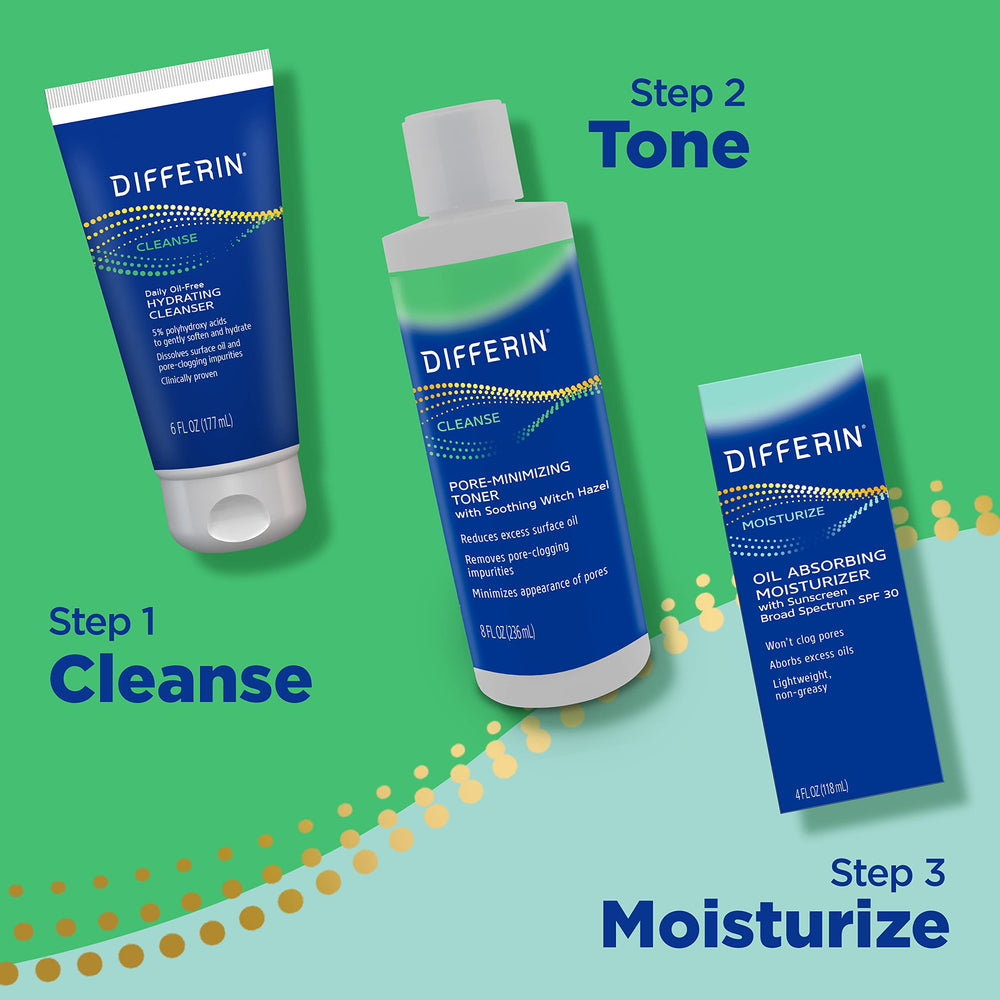 Differin close-up of foam texture showing gentle lather and effective oil removal benefit