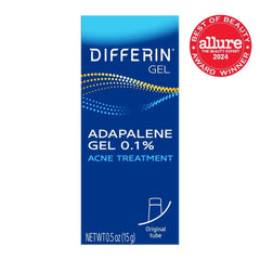 Differin gel texture close-up illustrating smooth, lightweight formula