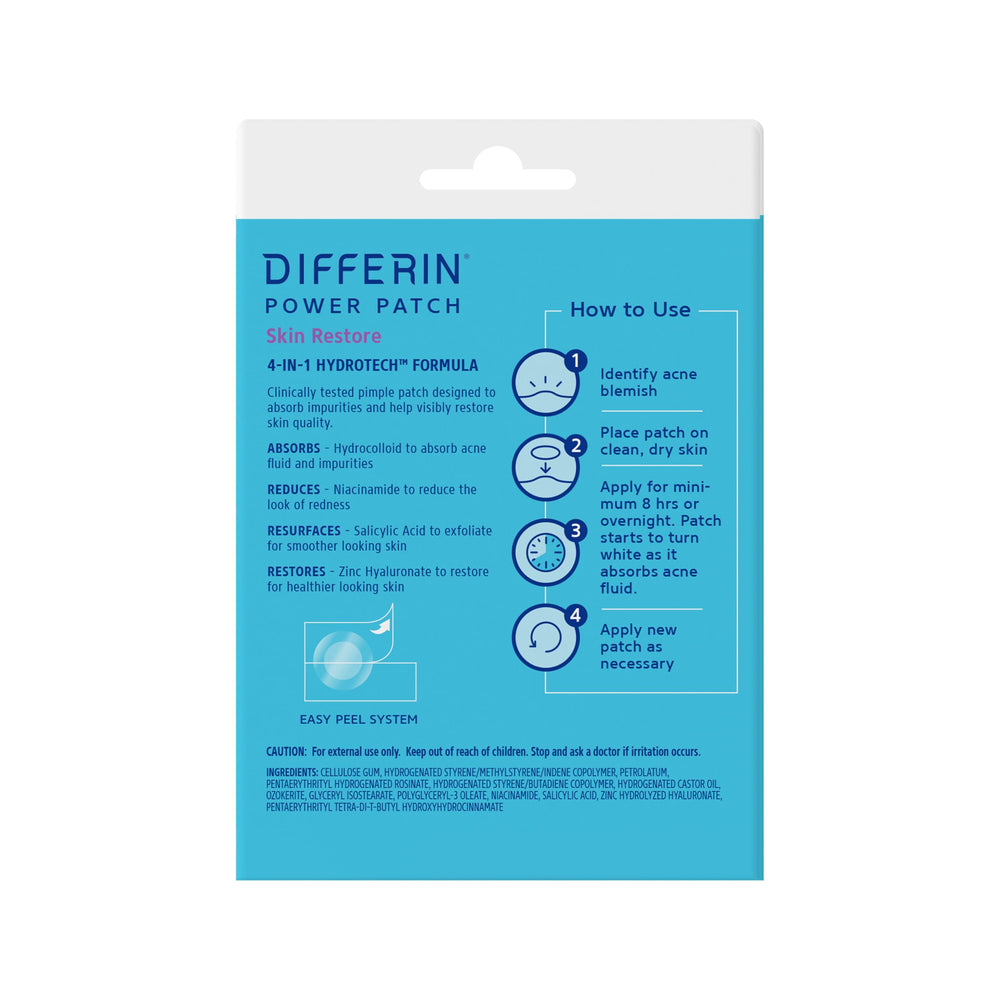 Differin patch on pillowcase overnight, overnight absorption benefit