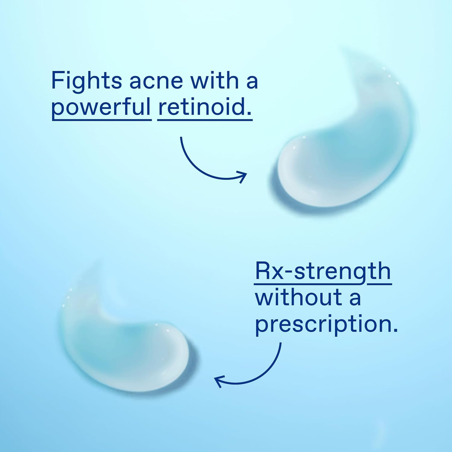 Open Differin tube dispensing gel showing easy topical application