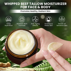 DIKAYI ingredients display with manuka honey and grass-fed tallow for natural nourishment