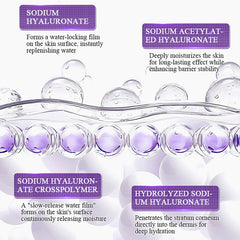 DIKAYI night cream dabbed on hand illustrating spreadability and instant hydration