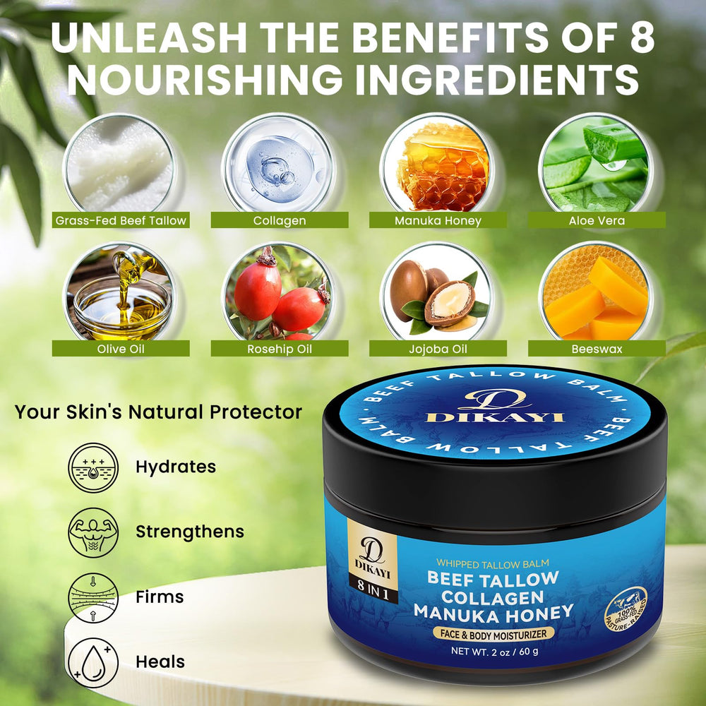DIKAYI whipped balm texture close-up showing airy consistency for quick absorption