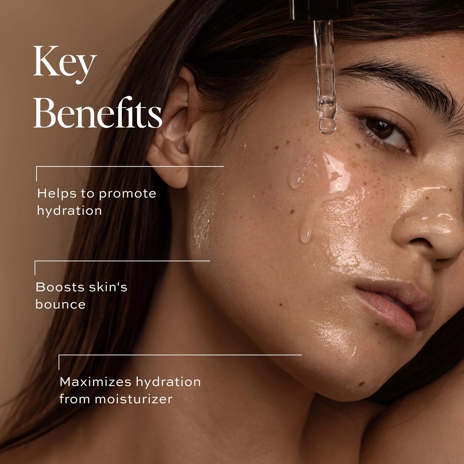 DIME close-up of lightweight serum texture for quick absorption