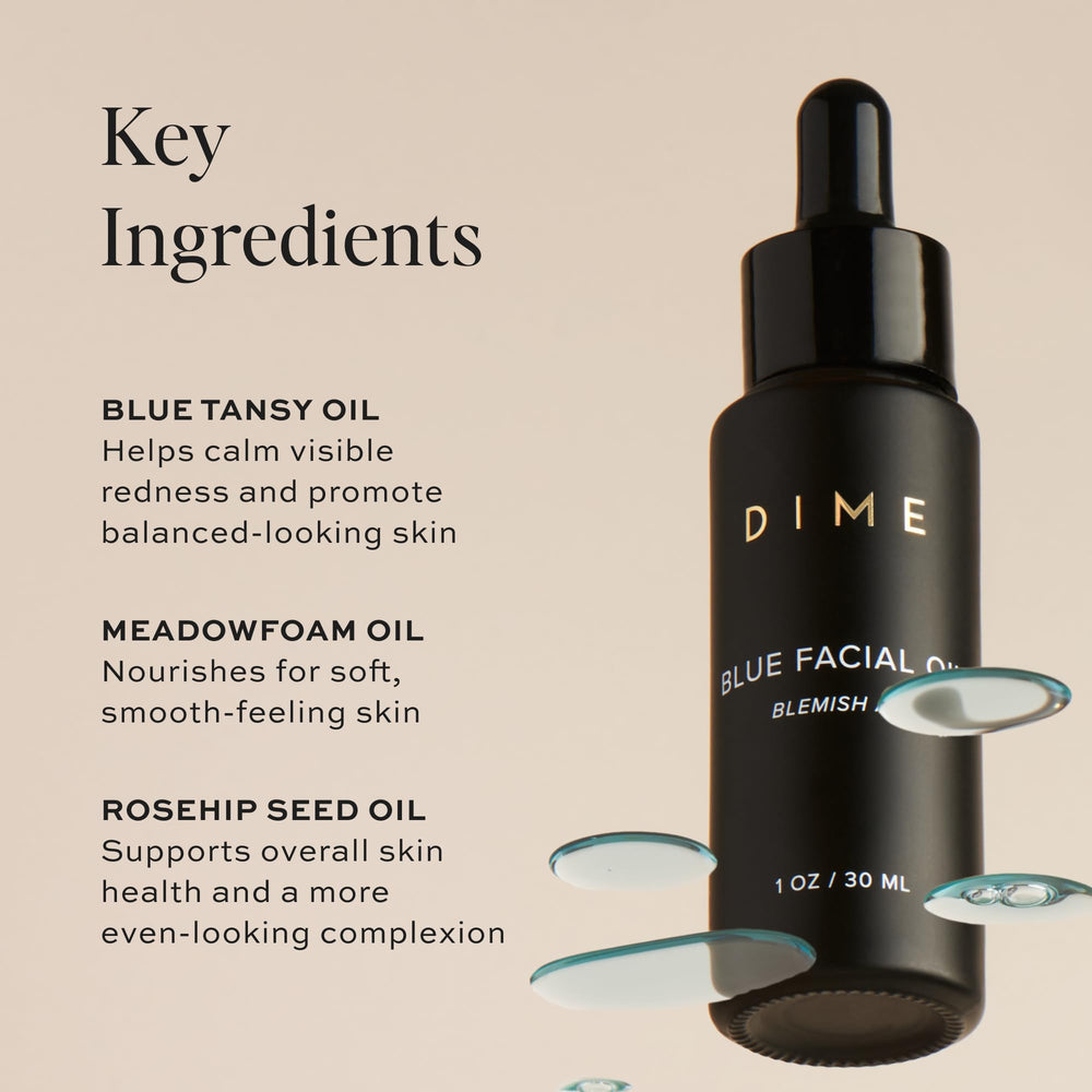 Dropper dispensing a drop of DIME oil demonstrating controlled application
