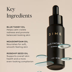 Dropper dispensing a drop of DIME oil demonstrating controlled application