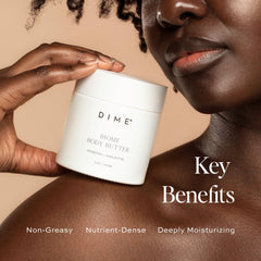 DIME whipped texture close-up displaying rich cream and fast absorption