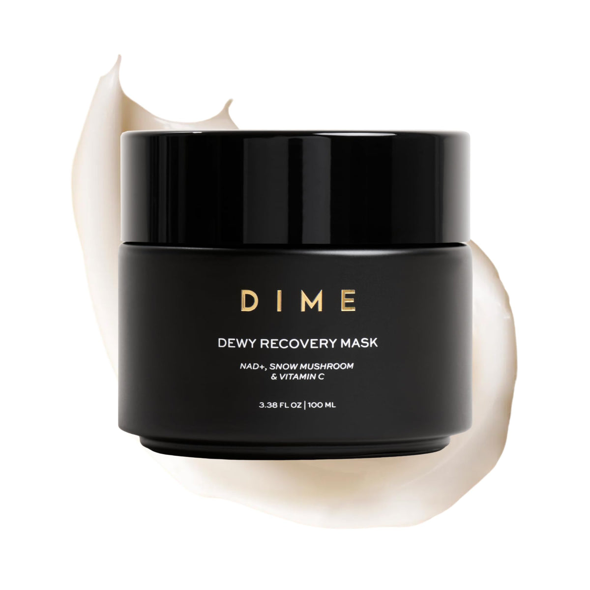 DIME front jar showing product and branding, highlights clean packaging benefit