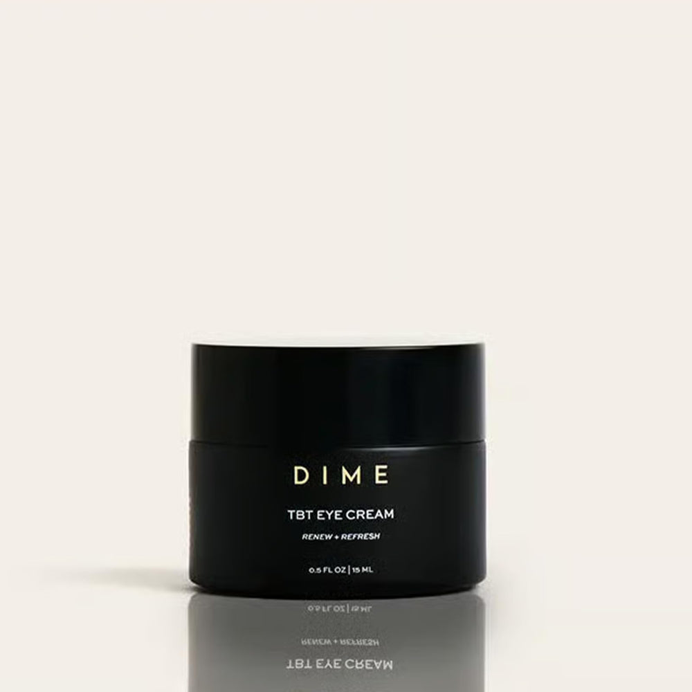 DIME recyclable packaging box emphasizing sustainable clean-beauty promise