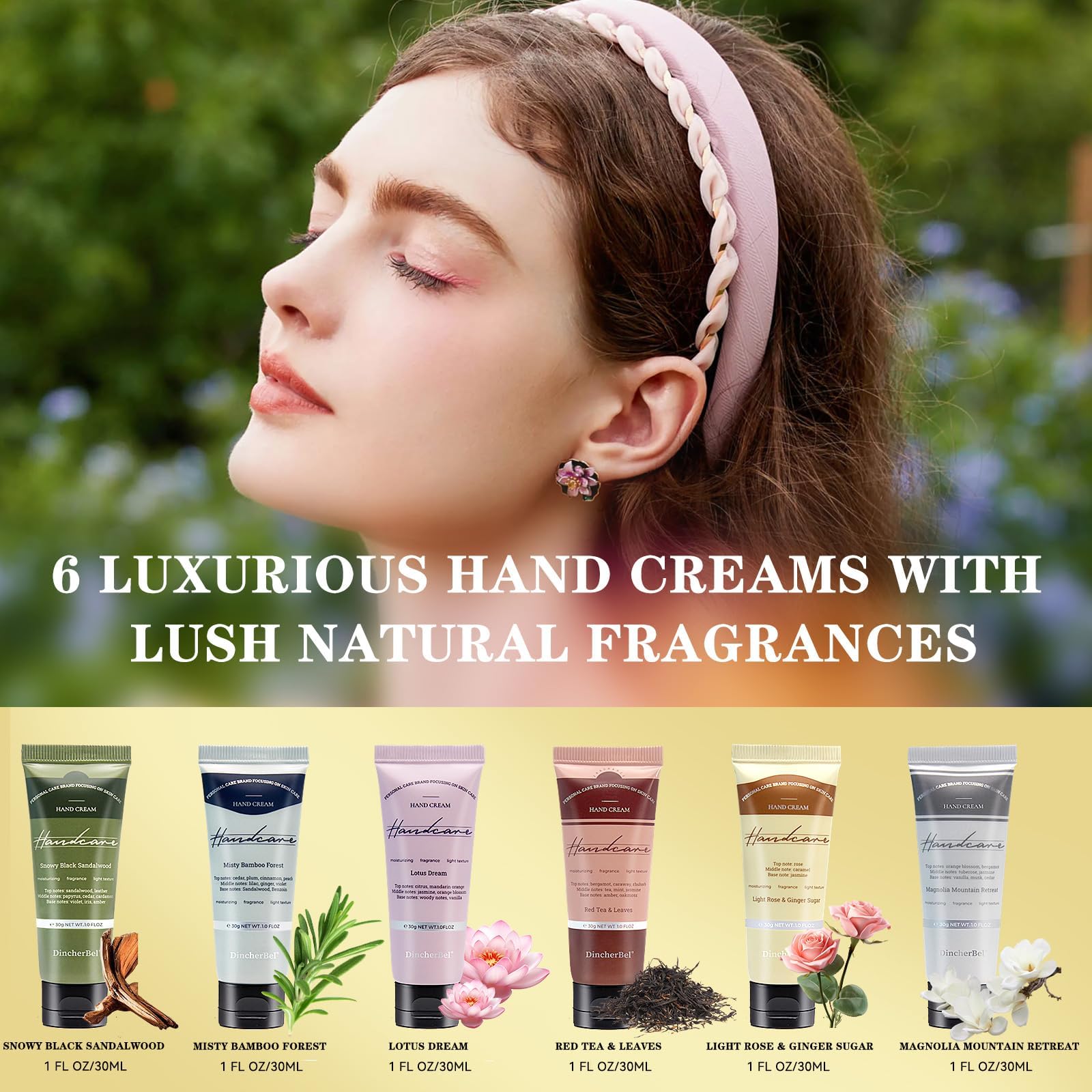 DincherBel cream texture close-up on fingertip illustrating rich moisturizing benefit