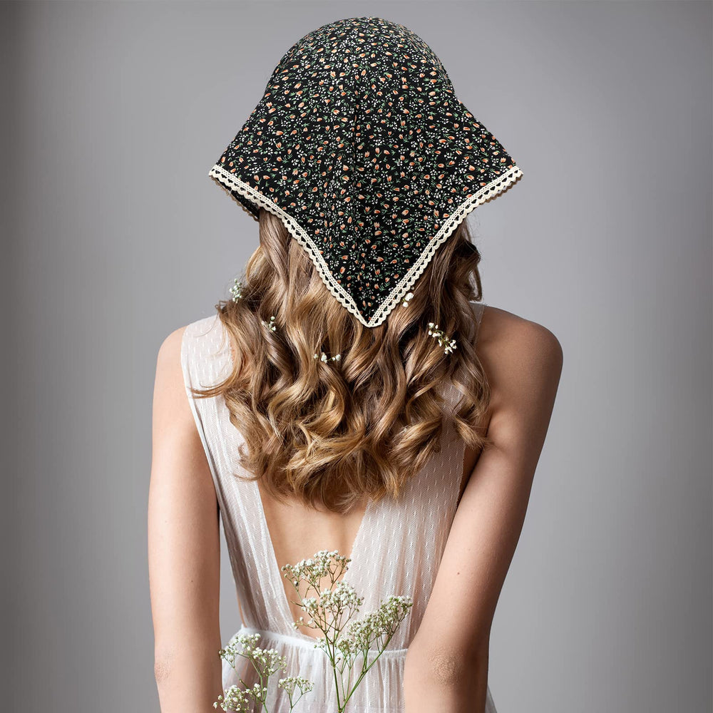 Dingion six different floral prints laid flat to display variety and easy rotation