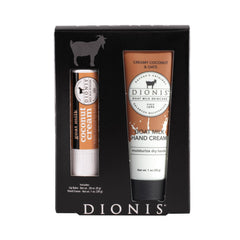 Dionis packaging front view showing set and easy storage benefit