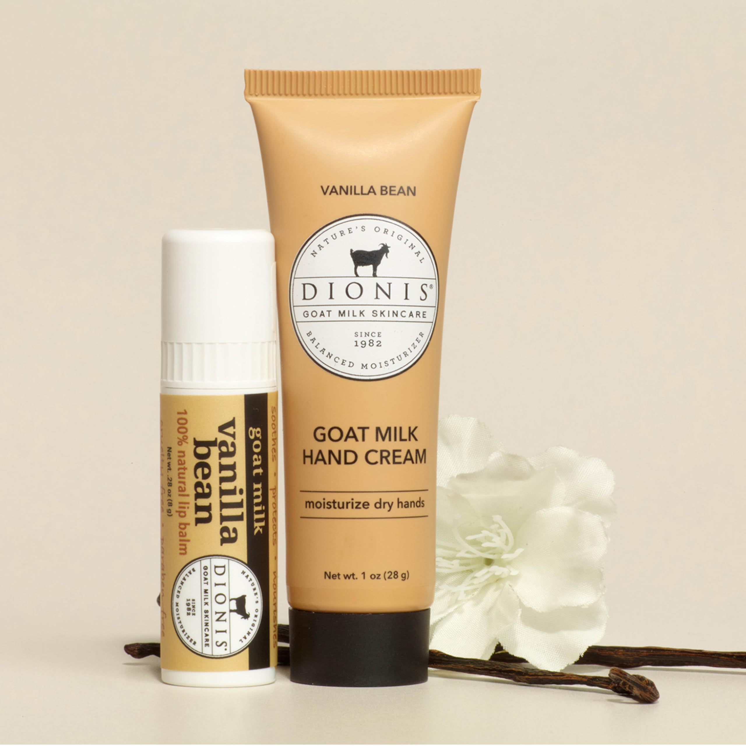 Dionis hand cream texture close-up showing non-greasy finish