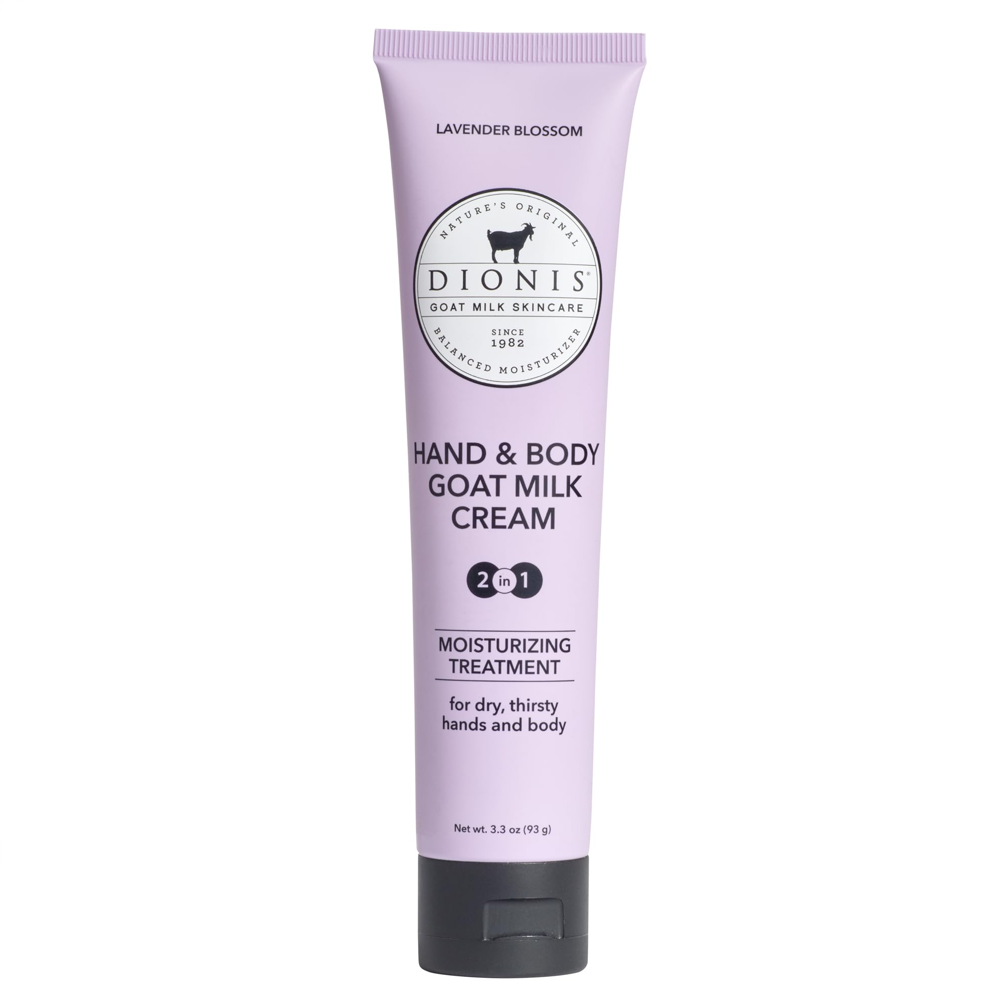 Dionis front packaging showing lavender blossom scent and benefits