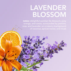 Dionis product styled with lavender flowers for calming fragrance