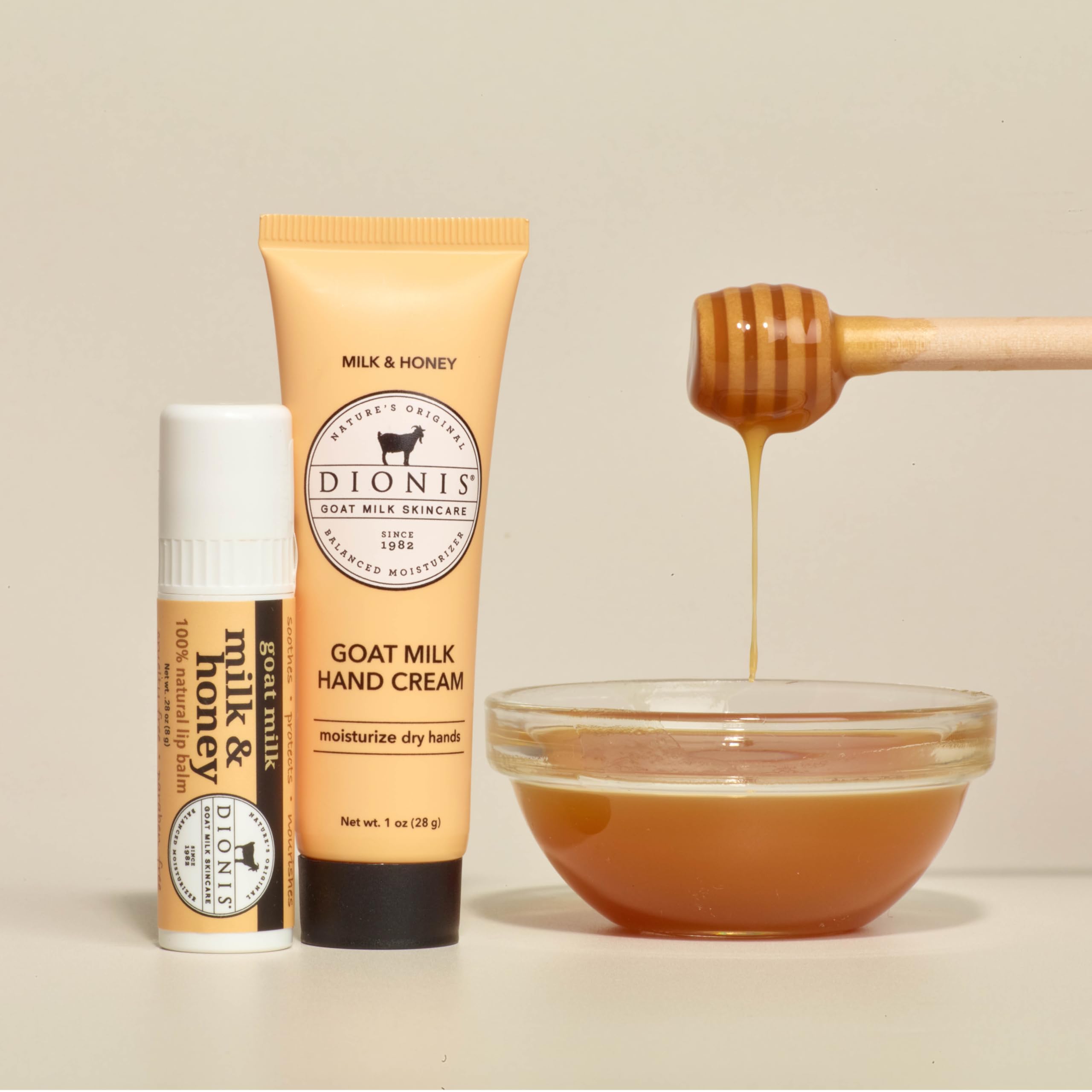 Dionis jumbo lip balm closeup demonstrating rich balm for lasting hydration