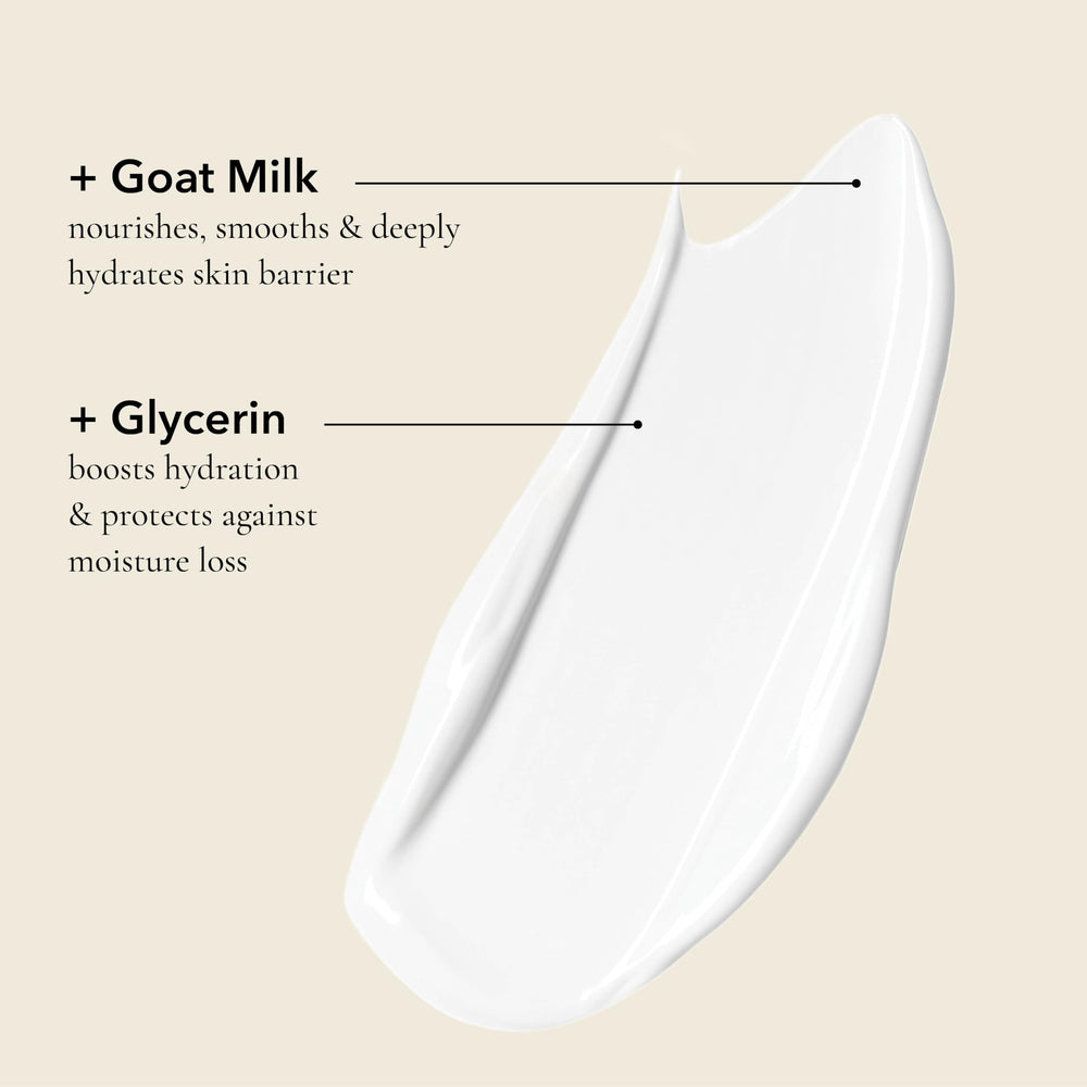 Dionis lotion texture close-up illustrating lightweight absorption benefit