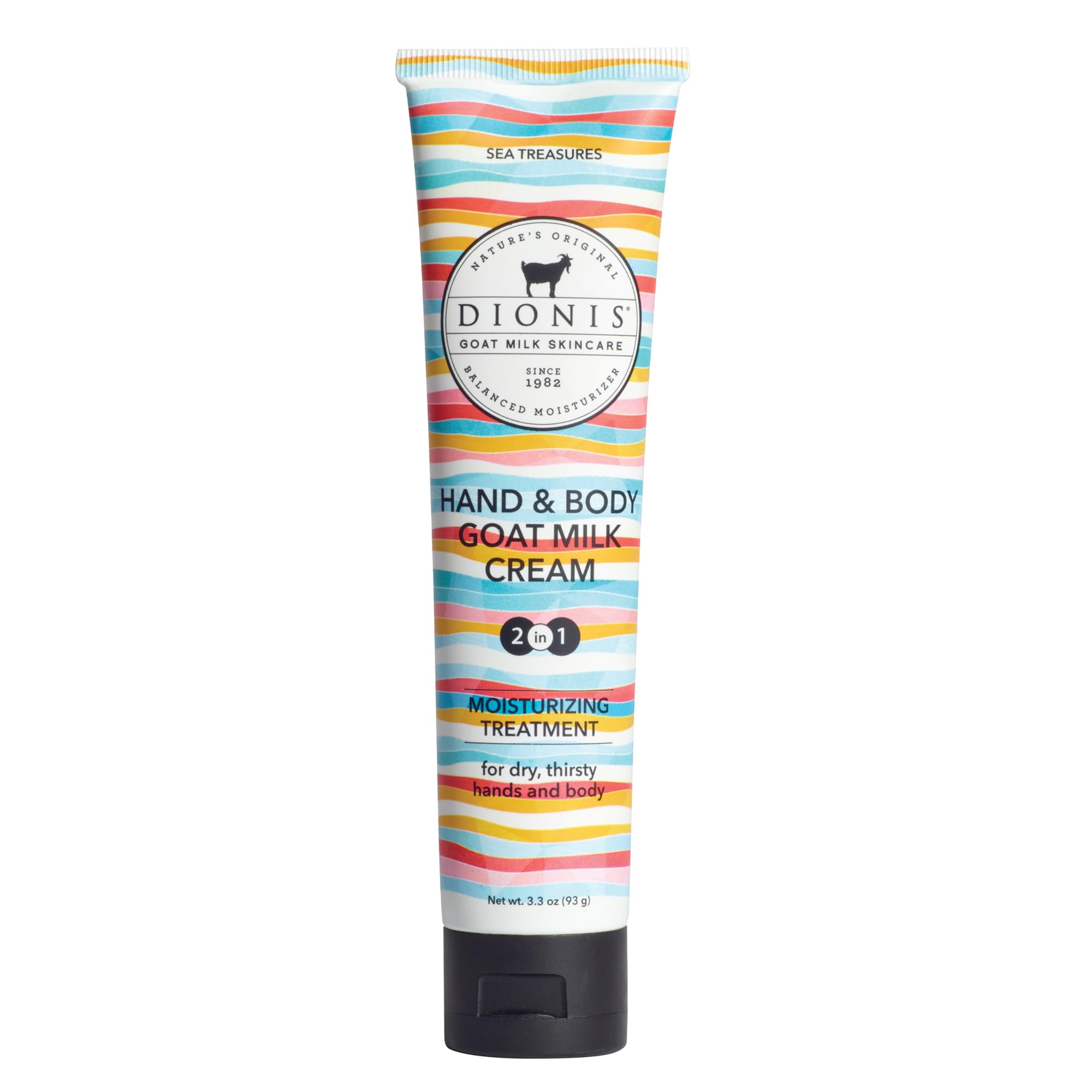 Dionis Sea Treasures front packaging showing tube and label, illustrates product clarity