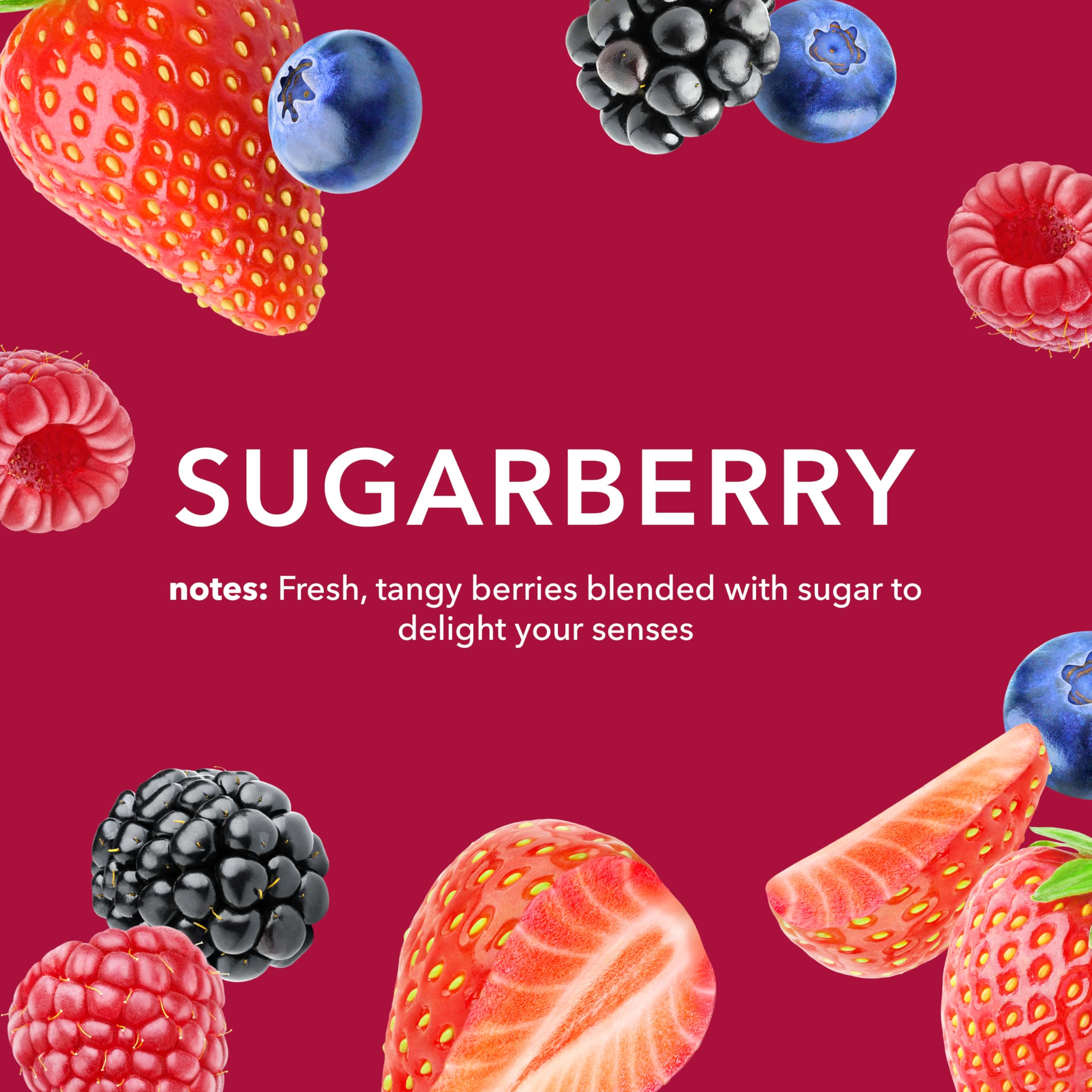 Dionis Sugarberry label detail showing clean ingredients and cruelty-free benefit