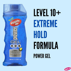 Dippity Do gel on hand demonstrating easy application and control