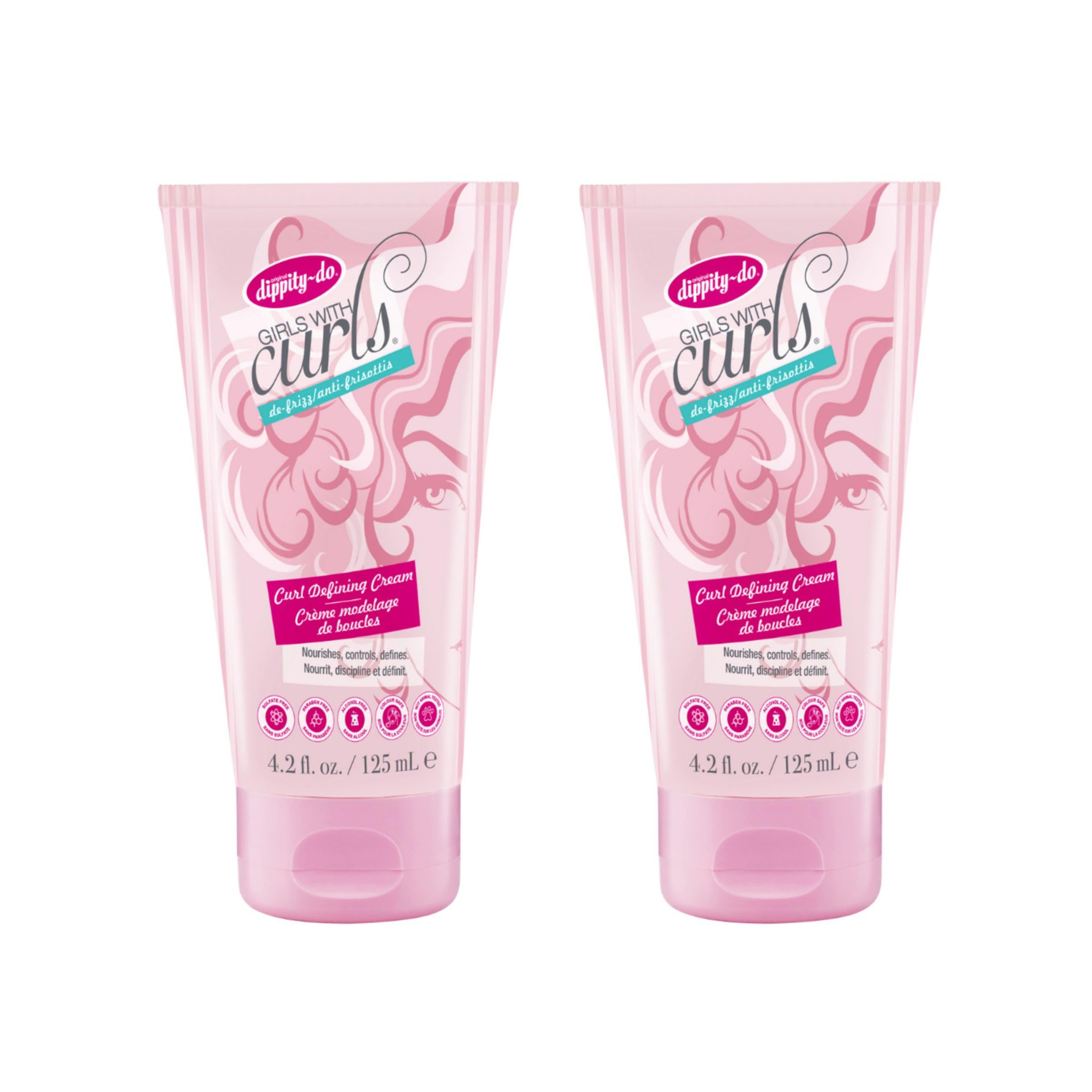 Dippity Do front packaging showing product and benefits for defined curls