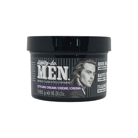 Dippity Do front jar highlighting texture and high-hold styling benefit