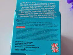 Dirty Works used on neck and décolleté showing firmer, smoother-looking skin