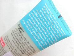 Dirty Works scrub gel texture close-up showing gentle exfoliating beads