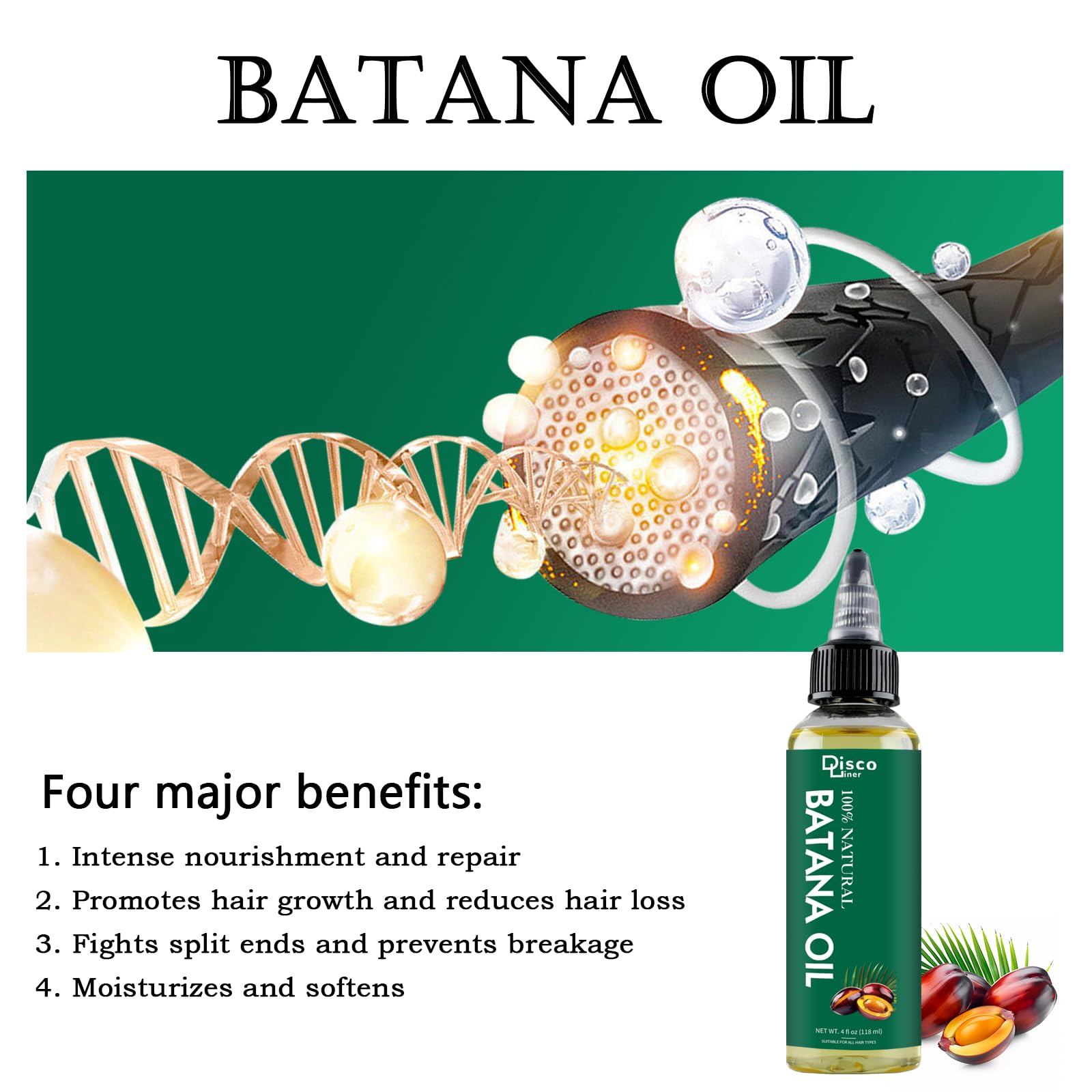 Discoliner dropping oil from bottle close-up demonstrating concentrated treatment benefits