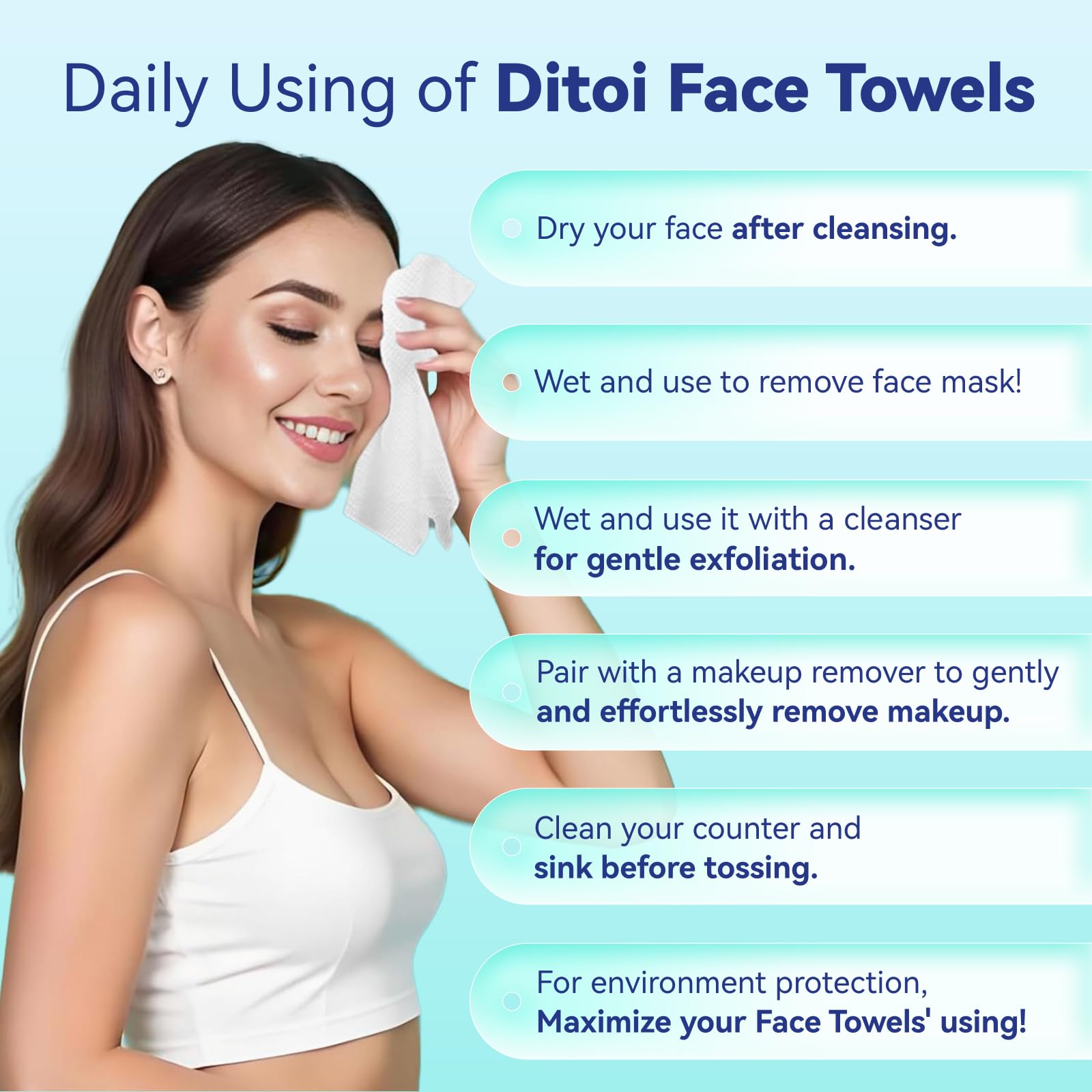 Ditoi pearl-textured side close-up revealing gentle exfoliation benefit