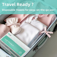 Ditoi towels staged in bathroom demonstrating convenience and travel-ready benefit