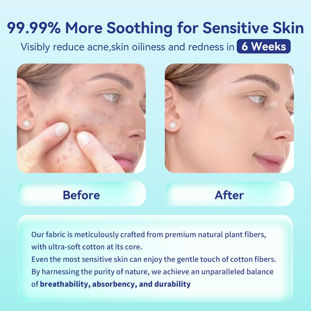 Ditoi towel in hand showing 10 by 12 inch scale for full-face coverage