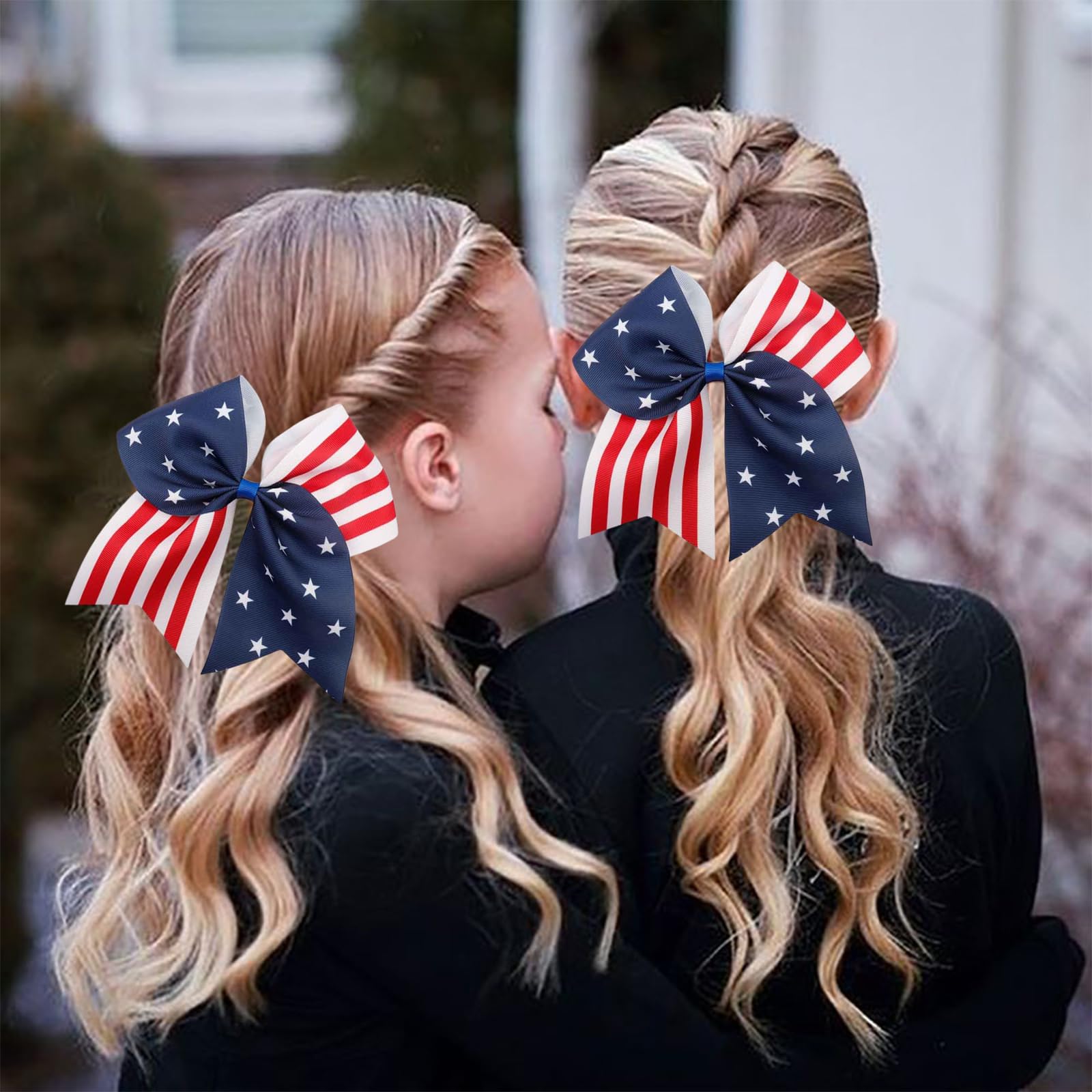 DIUEWOW girl wearing ponytail at parade showing festive look and confident fit