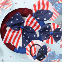 DIUEWOW styled with Fourth of July outfit showing cohesive patriotic accessory
