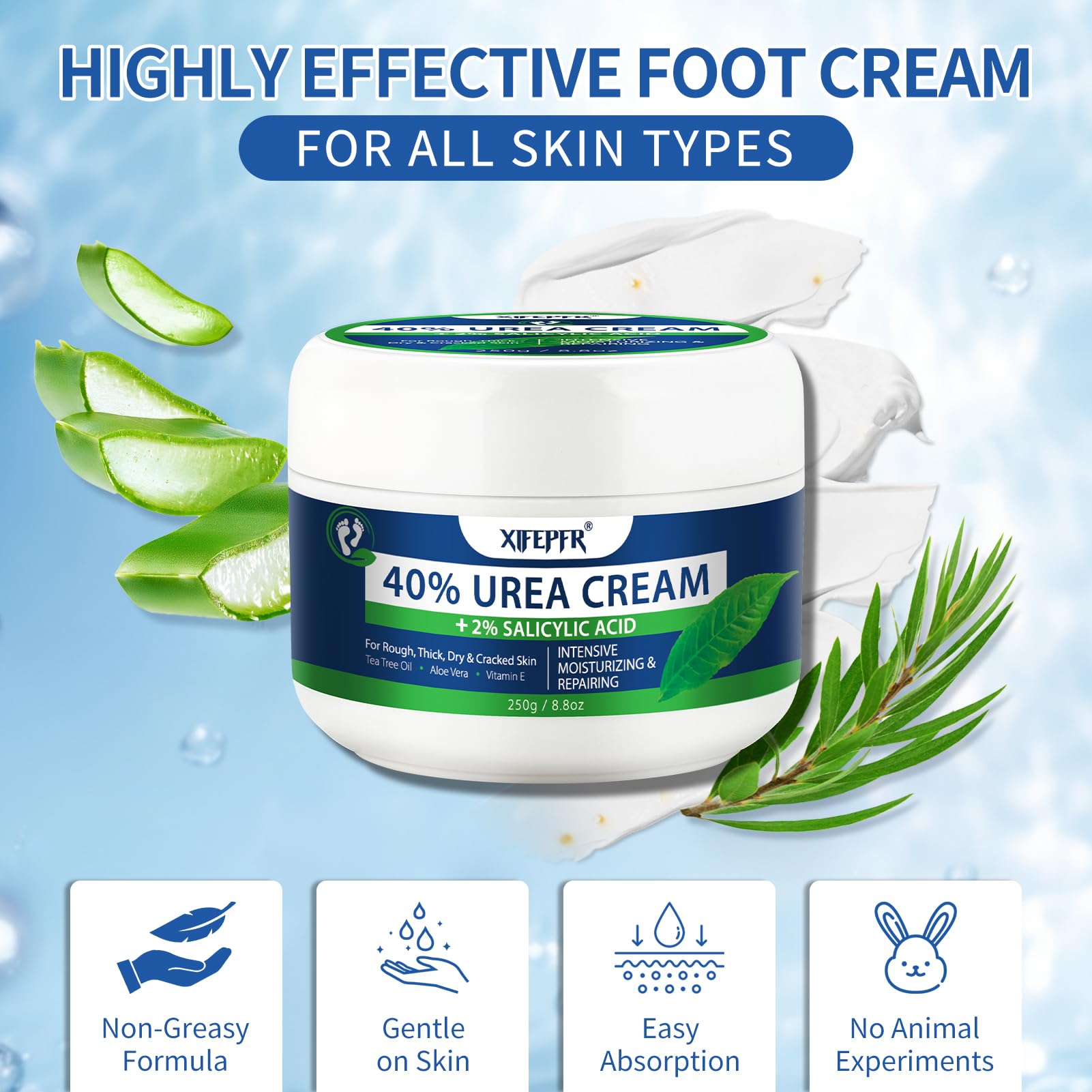 Diulit tea tree oil droplet illustrating natural soothing ingredient benefits
